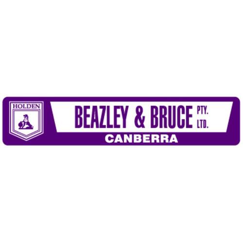 Dealer Decal Beazley & Bruce Canberra