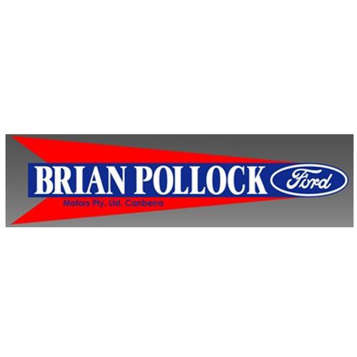 Dealer Decal Brian Pollock Ford Canberra Clear B/G-NLARSP