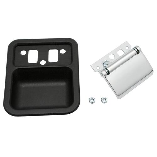 INNER DOOR HANDLE KIT XT XR XW XY ZB-ZD LEFT HAND BLACK