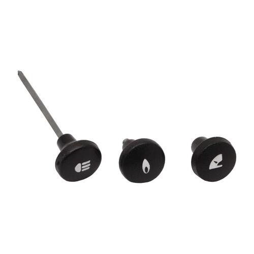 DASH KNOB SET LH LX (HEADLIGHT, WIPER, CIGARETTE LIGHTER)