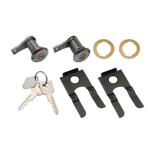 BARREL & KEYS DOOR LOCK FRONT MATCHED PAIR XM XP WILL FIT XK XL