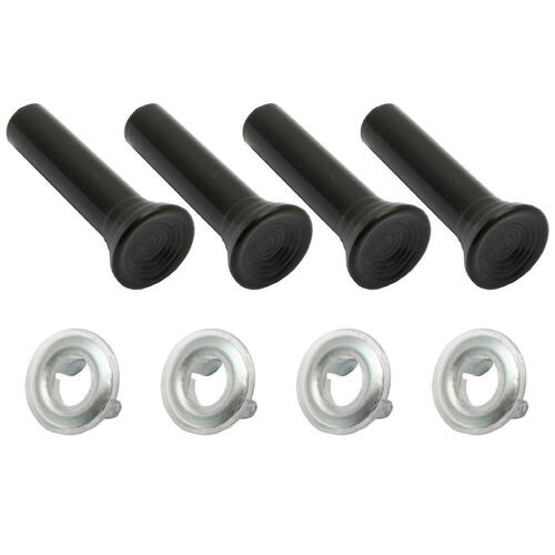 DOOR LOCK KNOB KIT (4) BLK HK HT HG HQ HJ HX HZ WB LC LH LX UC INC FERR