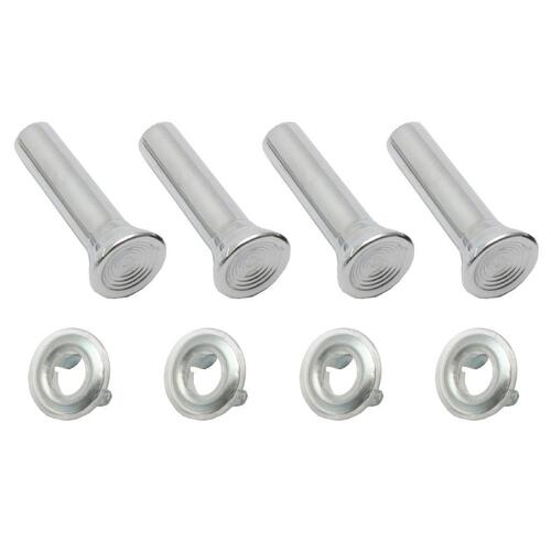 DOOR LOCK KNOB KIT (4) CHRM HK HT HG HQ HJ HX HZ WB LC LH LX UC INC FER