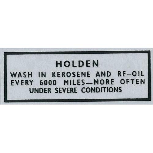 DECAL HD HR OIL CAP