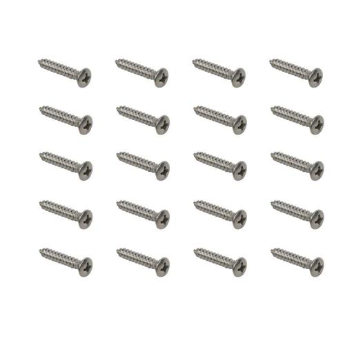 SCUFF PLATE SCREW KIT STAINLESS STEEL 20