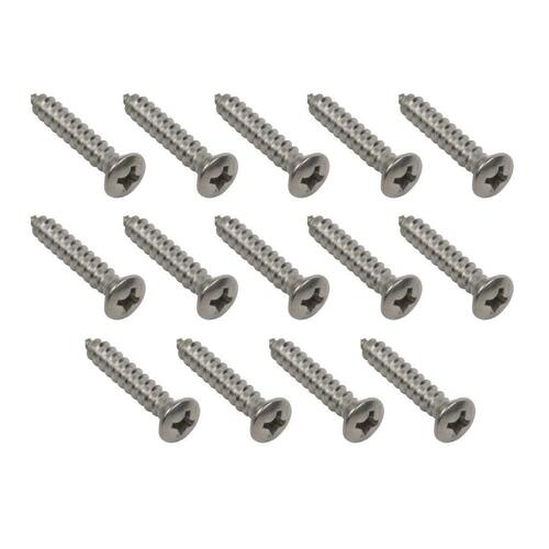 SCREW KIT FOR SCUFF PLATES XR XT XW XY XA XB XC STAINLESS (14)
