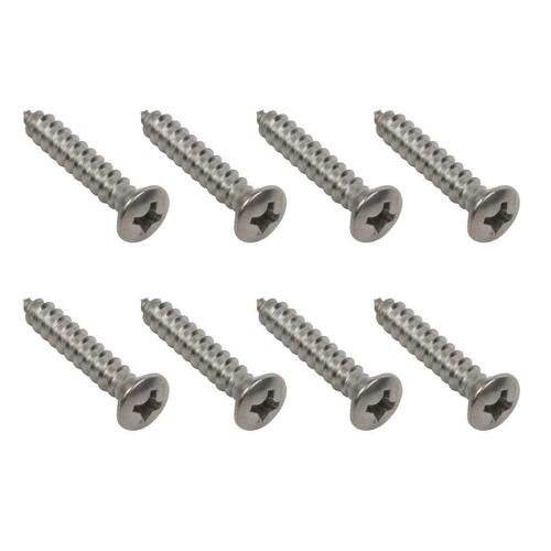 SCREW KIT FOR SCUFF PLATES XA XB XC COUPE STAINLESS 8