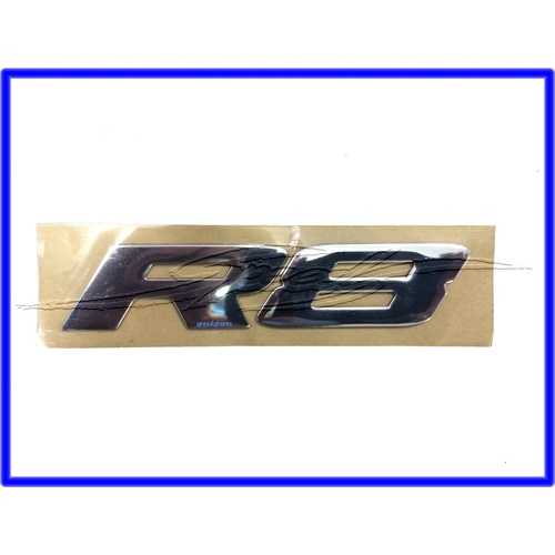 BADGE VY HSV R8 BADGE CHROME