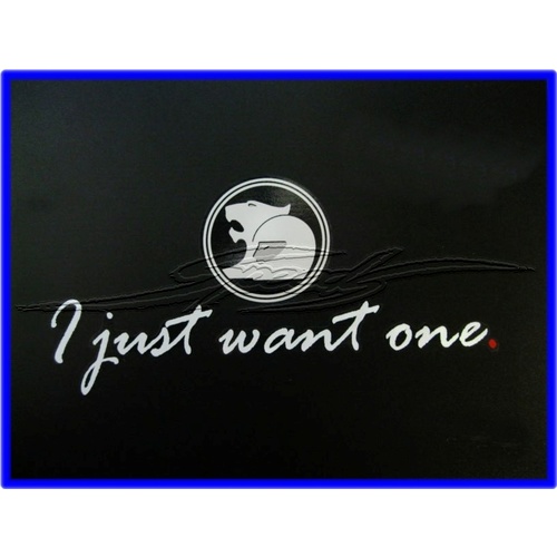 DECAL I JUST WANT ONE (VE)