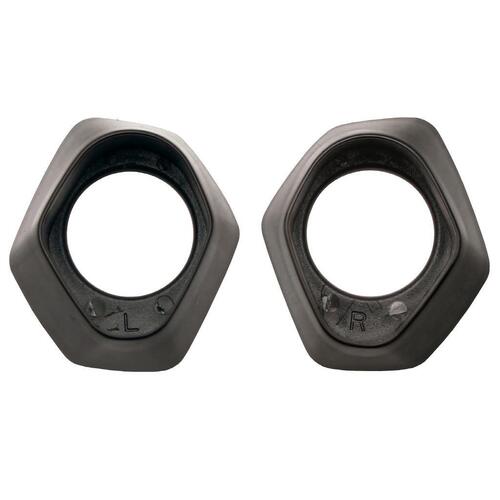 ESCUTCHEONS INTERIOR ARMREST VK VL BLACK PAIR