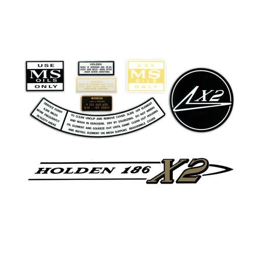 ENGINE DECAL KIT HR X2 189