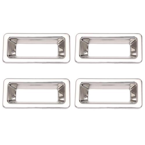 ESCUTCHEON LOCK SLIDE SURROUND VB VC VH VK VL CHROME SET 4