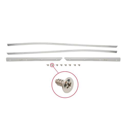 MOULDING SET TOP OF DOORS & QUARTER XA XB XC COUPE 4 PIECES