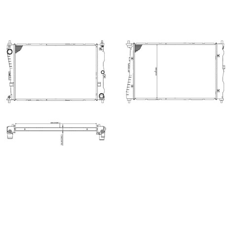 RADIATOR FORD FG 6 AND 8 'MANUAL & AUTOMATIC 2008-2014