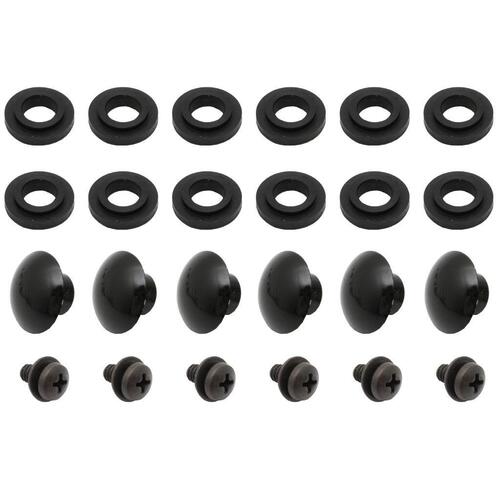 REAR QUARTER GLASS DOME NUT & SEAL SET LX UC
