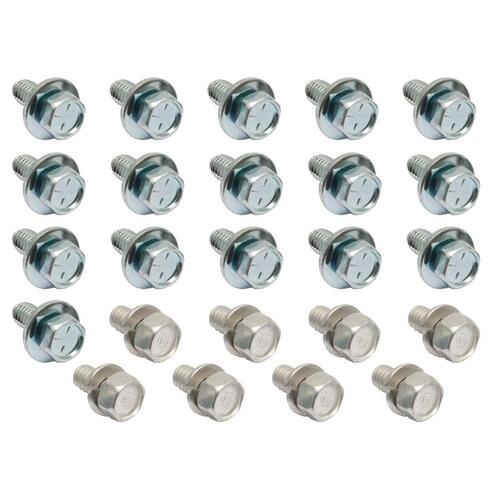 SEAT TRACK TO FLOOR AND SEAT BOLT KIT HQ HJ HX HZ LC LJ LH LX UC (BUCKET SEATS)( 2 SEAT SET)