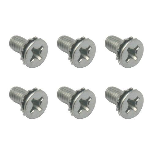 SCREW SET XK XL XM XP XR XT XW XY XA XB DOOR & WAGON TAILGATE LOCK MECHANISM (6) BOLT KIT 12 - 24 X 1/2' With Washer
