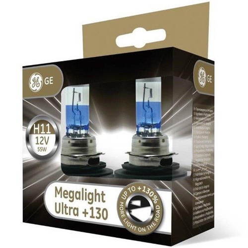 HEADLAMP GLOPE SET H11 PLUS 130% 12V 55W PGJ19-2