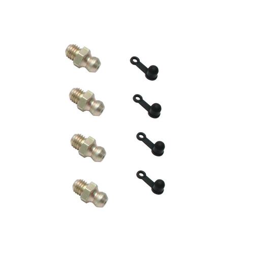 GREASE NIPPLE KIT INC 1/4 UNF STRAIGHT N