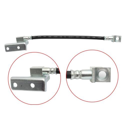 Hose Brake XW XY XA Falcon & ZC ZD ZF ZG ZH ZK Fairlane Left Hand Front Disc Also suits XB Coupe, P5 Landau & FC LTD