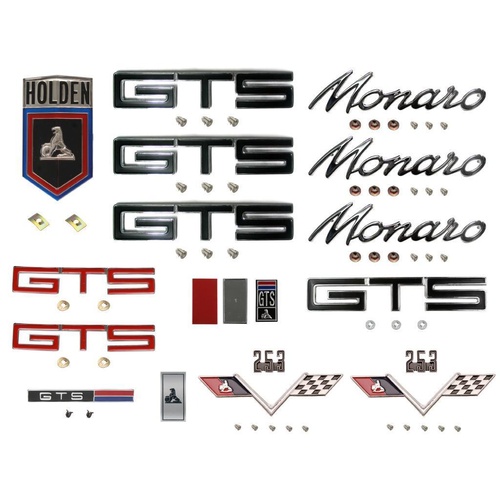 Badge Kit HG Holden Monaro GTS 253