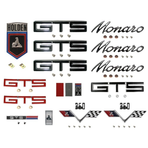 Badge Kit HG Holden Monaro GTS 350