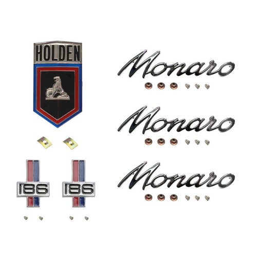Badge Kit HG Holden Monaro 186
