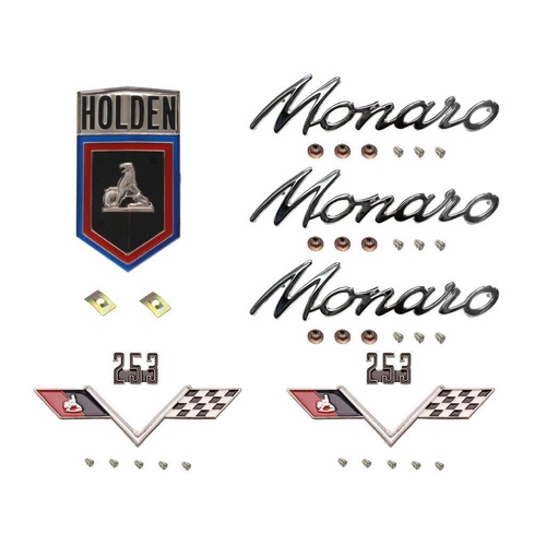 Badge Kit HG Holden Monaro 253