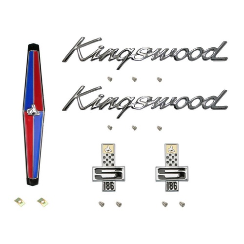 Badge Kit HK Holden Kingswood 186S