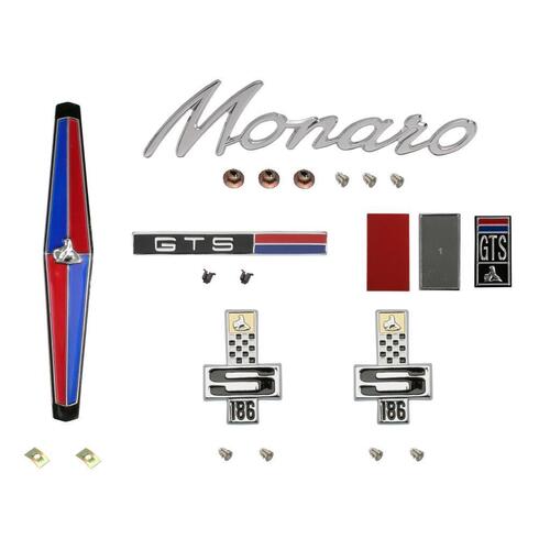 Badge Kit HK Holden Monaro GTS 186S