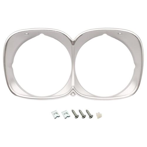 HEADLIGHT RIM TWIN HQ PREMIER & LS (SILV