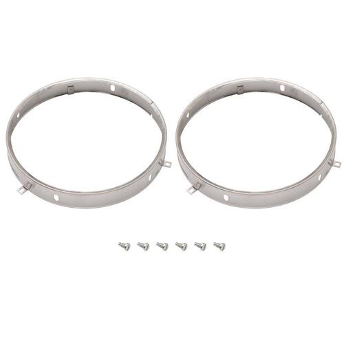 HEADLIGHT RETAINING RIM KIT HJ-HZ LJ LX 7' (PAIR)