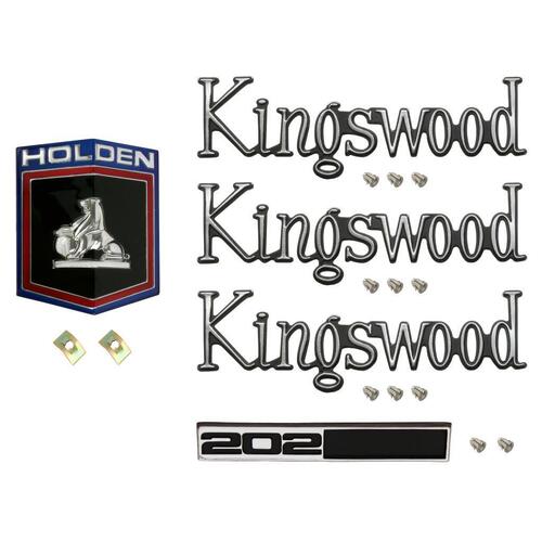 Badge Kit HQ Holden Kingswood 202