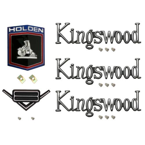 Badge Kit HQ Holden Kingswood V8