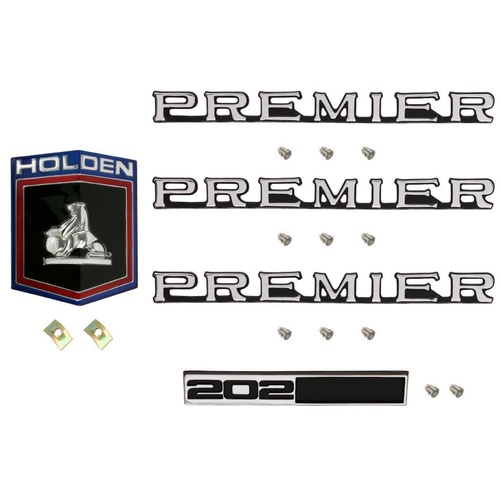 Badge Kit HQ Holden Premier 202