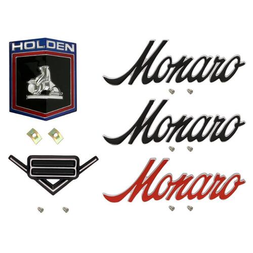 Badge Kit HQ Holden Monaro 253 308
