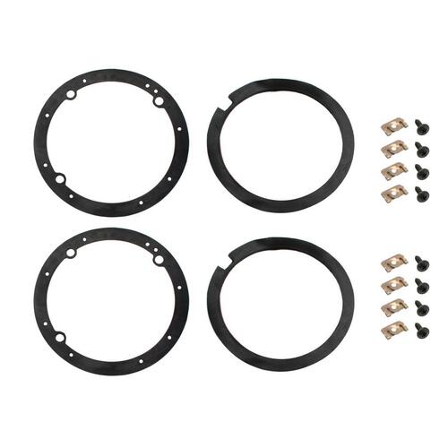 HEADLIGHT GASKET & SCREWS KIT 'LUCAS' 48 FJ FE FC FB EK (Pair)