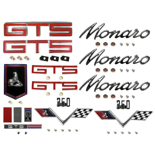 Badge Kit HT Holden Monaro GTS 350