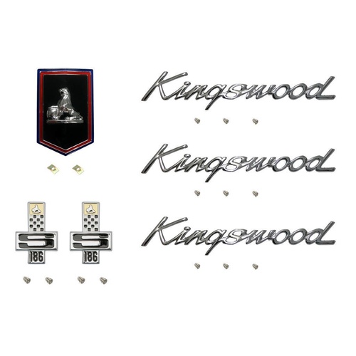 Badge Kit HT Holden Kingswood 186S