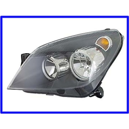 AH ASTRA HEADLAMP 04-07 LH BLACK