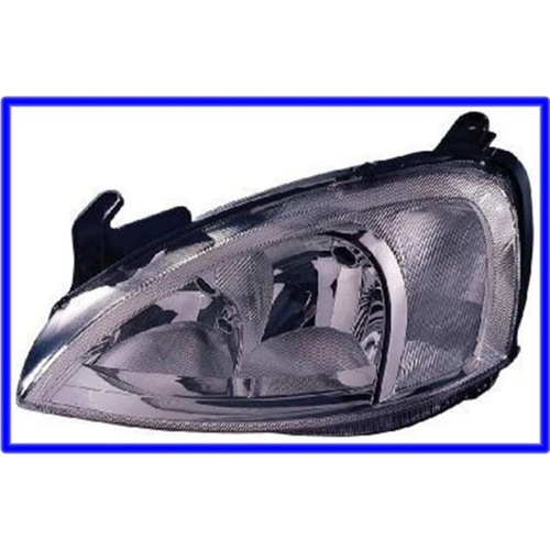 HEADLAMP XC BARINA 01-05 LEFT - WITH LINES ON INDICATOR