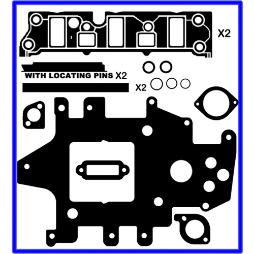 INLET MANIFOLD GASKET SET SUPERCHARGED VS VT VX VY V6