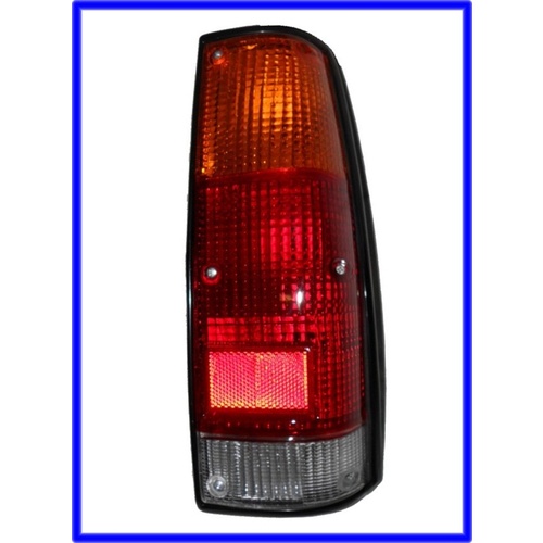 TAILLAMP KB RODEO 81 TO 7 88 BLACK SURROUND RH