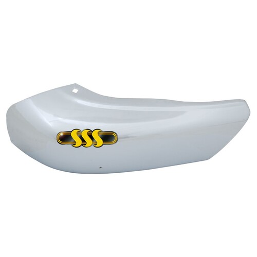 BUMPER BAR END LEFT FRONT CHROME TF RODEO 1998-2003