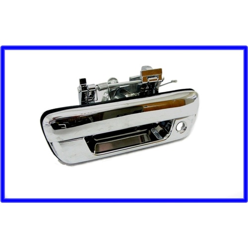 TAILGATE HANDLE CHROME RA RODEO RC COLORADO CENTRE TYPE SUIT LOCKABLE TGATE 03 2003 TO 05 2012