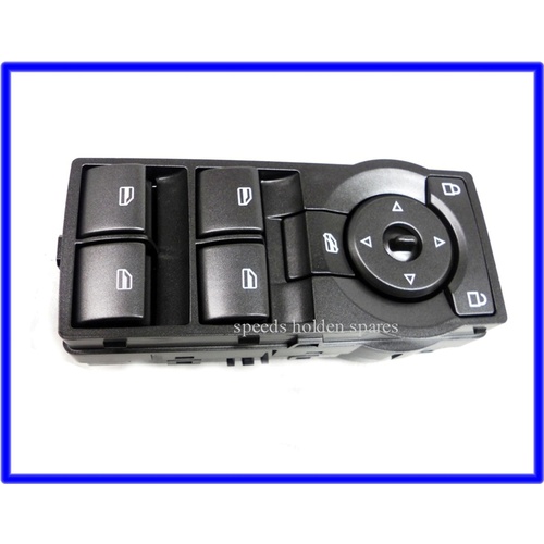 WINDOW SWITCH VE GREY / SILVER WITH WHITE ILLUMINATION