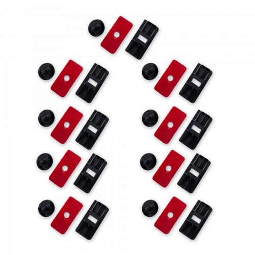 AUNGER Louvre Lock Kit of 9 (Plastic Lock set of 3)