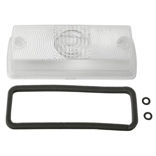 LENS & GASKET FRONT INDICATOR LC LJ CLEAR RHF