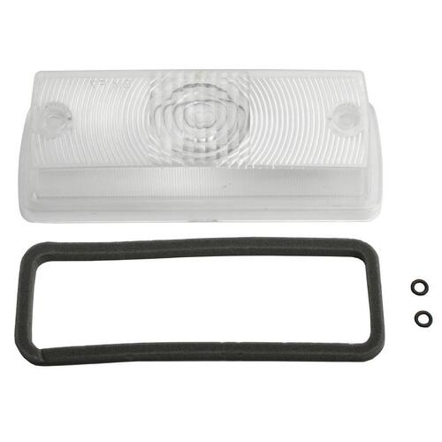 LENS & GASKET FRONT INDICATOR LC LJ CLEAR LHF