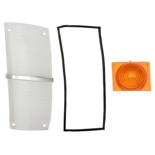 FRONT IND LENS KIT (OUTER, INNER & GASKET) XW L/H